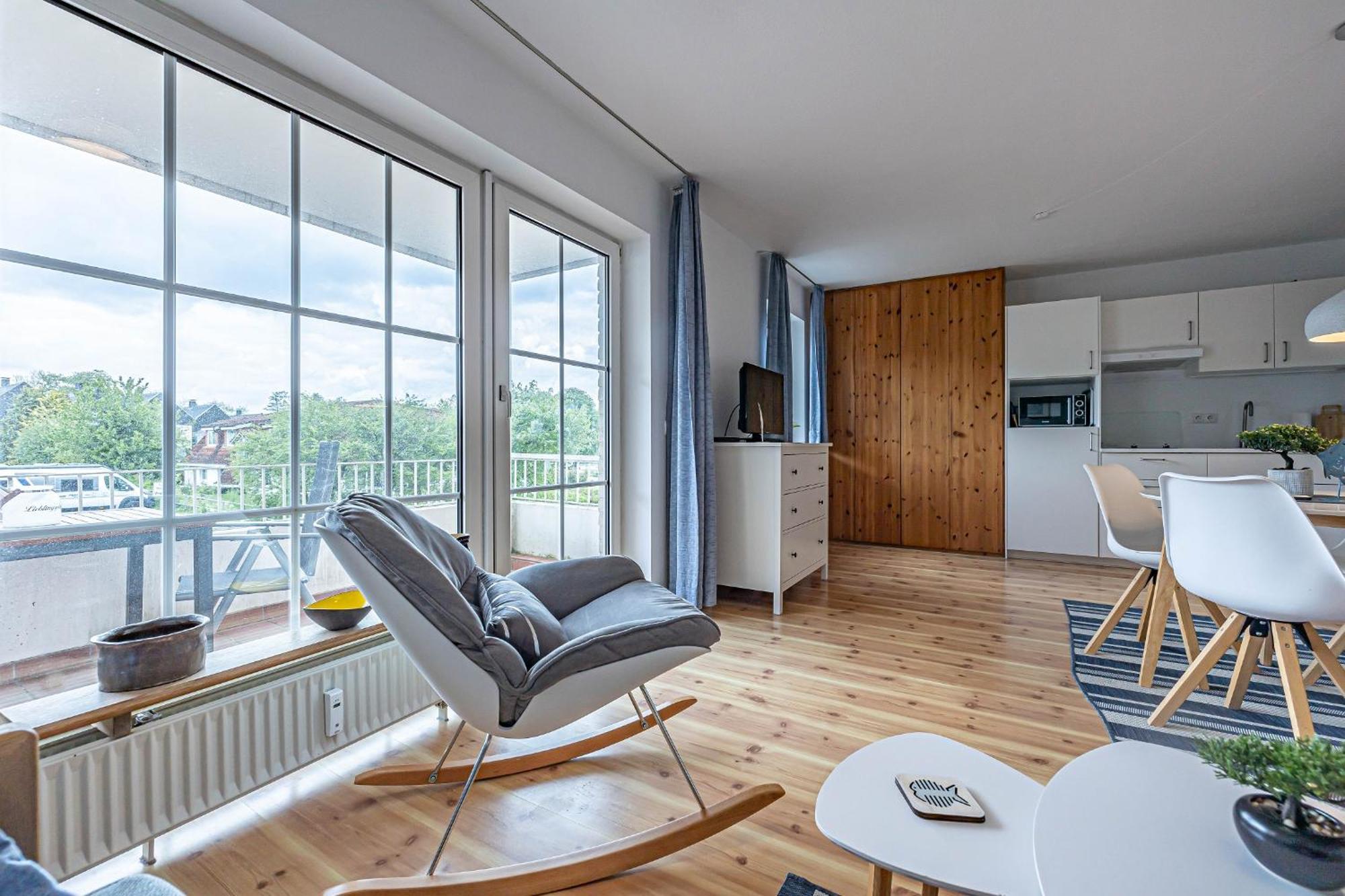 Fewo1846 - Strandresidenz Wassersleben Nele - Studioapartment Mit Balkon Und Meerblick Harrislee Esterno foto